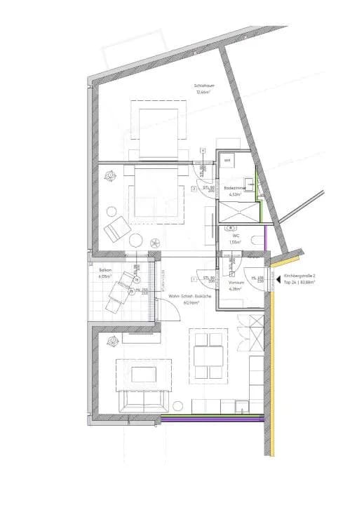 1-Zimmer-Wohnung mieten in Graz – 83,88 m², € 1.313 – Bild 17 von 21