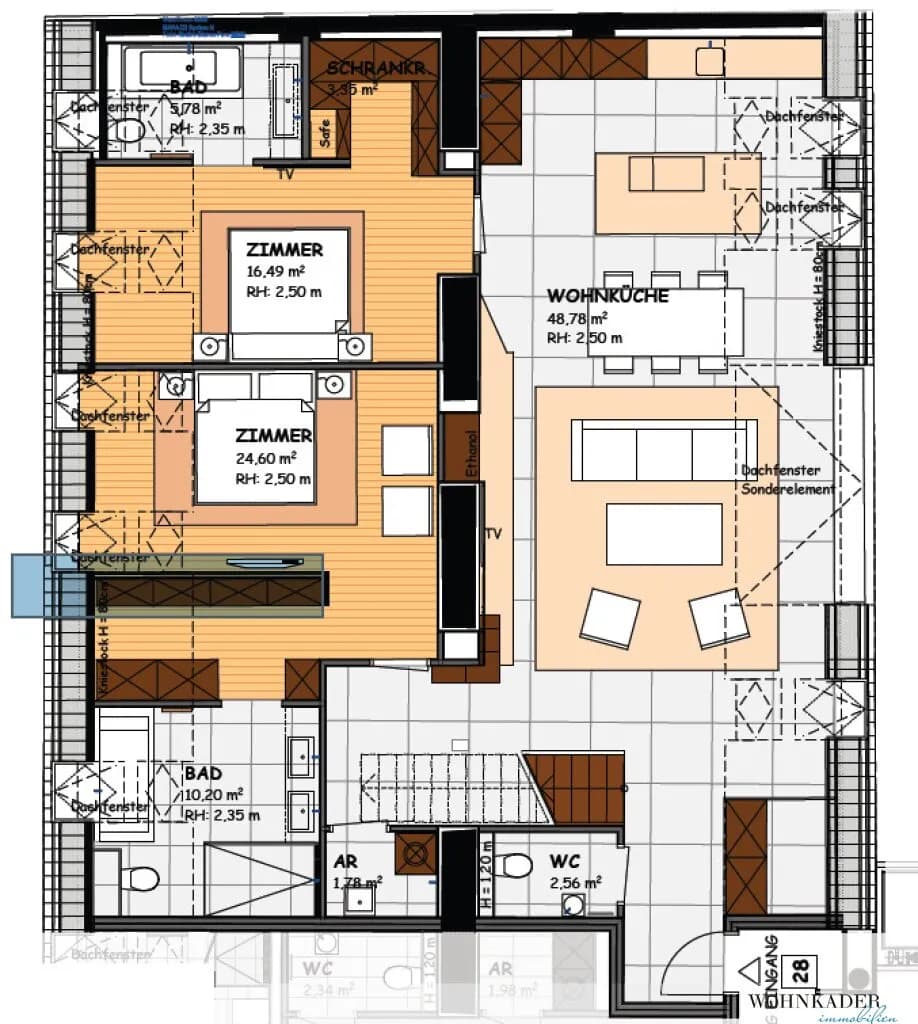 3-Zimmer-Wohnung kaufen in Wien – 136 m², € 2.200.000 – Bild 25 von 25