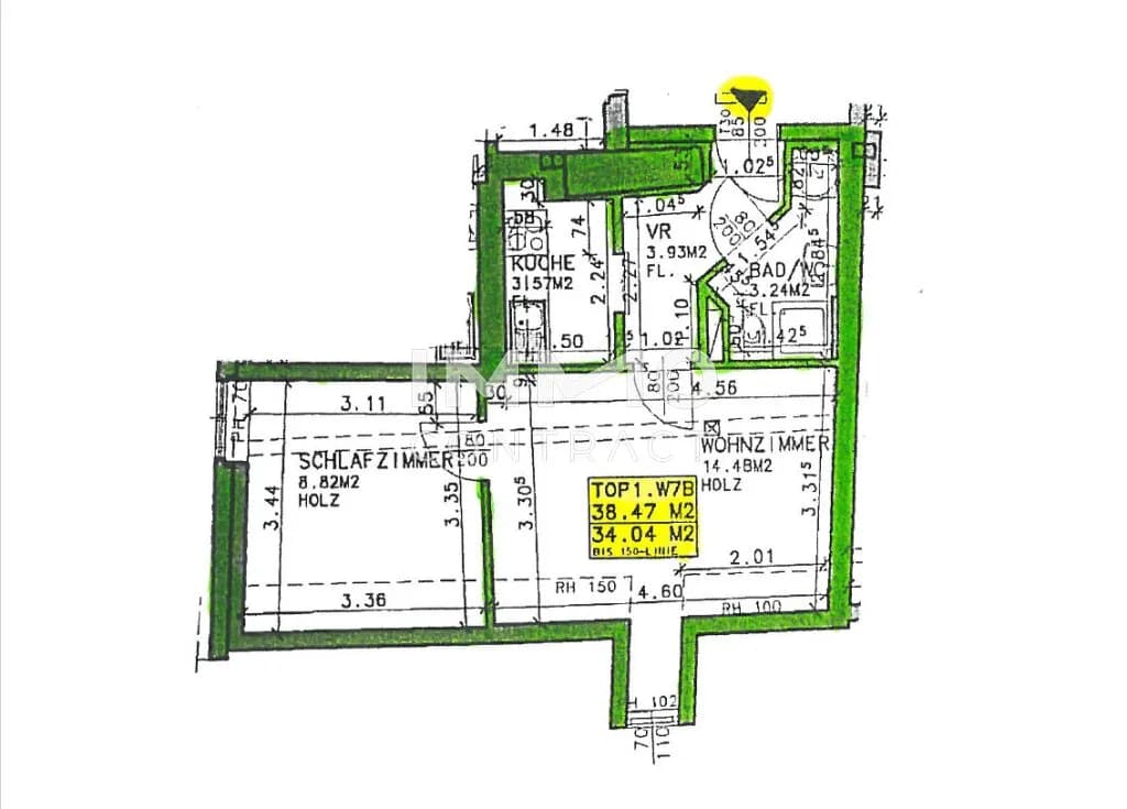 2-Zimmer-Wohnung mieten in Graz – 38,47 m², € 543 – Bild 10 von 10