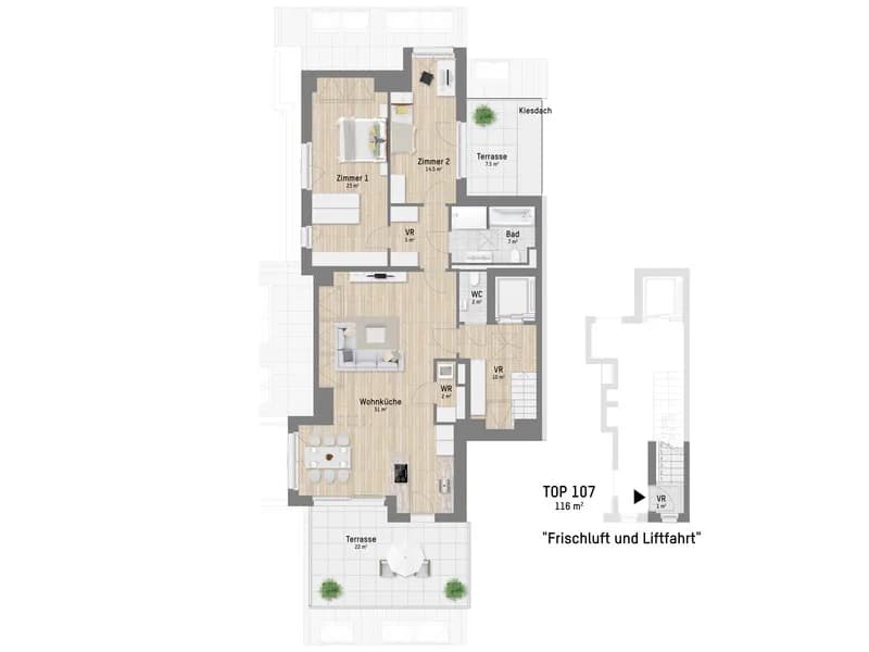 3-Zimmer-Wohnung kaufen in Wien – 117,32 m², € 949.900 – Bild 10 von 14