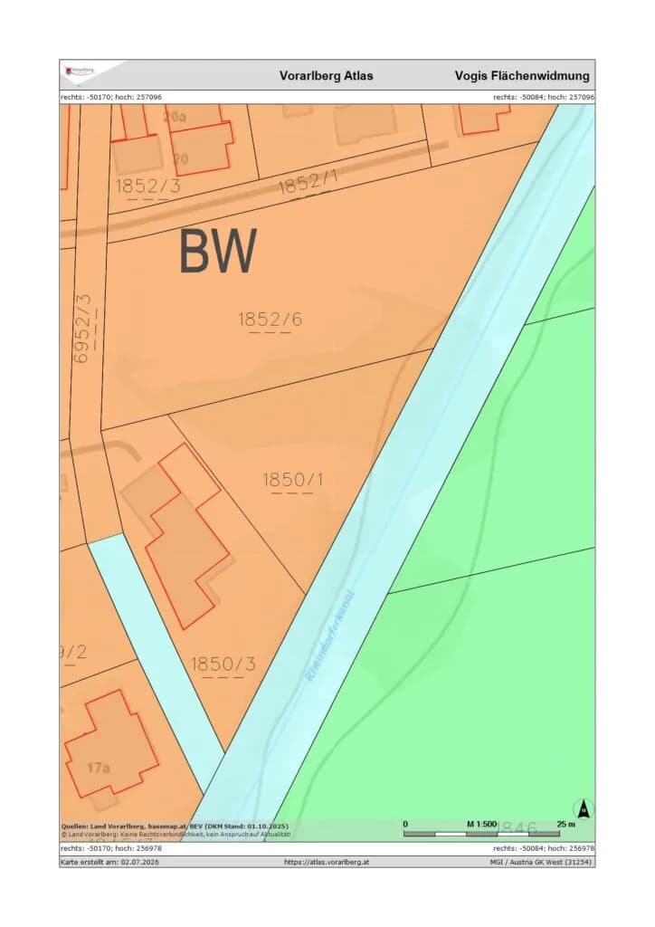 Grundstück kaufen in Dornbirn – 736 m² – Bild 6 von 9