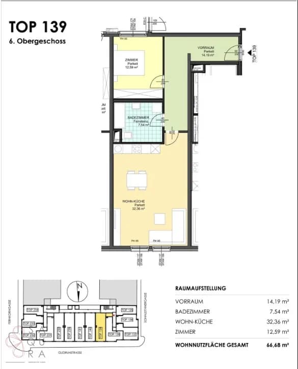 2-Zimmer-Wohnung mieten in Wien – 67 m², € 1.118 – Bild 14 von 14