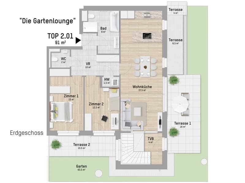 3-Zimmer-Wohnung kaufen in Wien – 90,71 m², € 1.399.900 – Bild 18 von 18