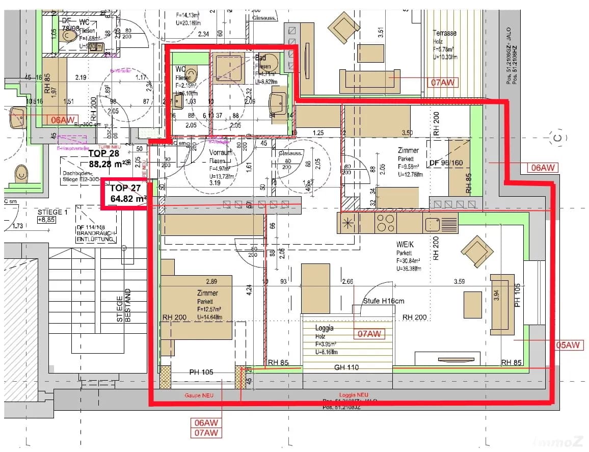 3-Zimmer-Wohnung mieten in Leibnitz – 65 m², € 618 – Bild 2 von 6