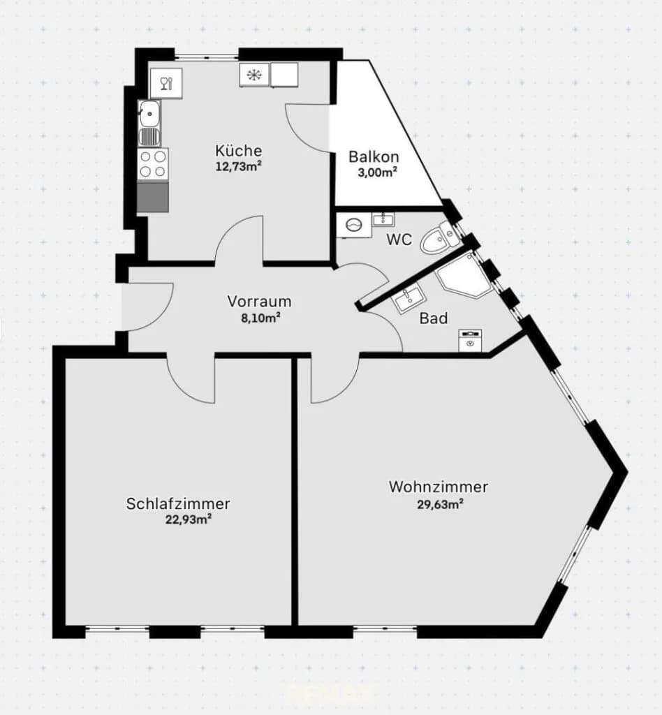 3-Zimmer-Wohnung kaufen in Wiener Neustadt – 80,33 m², € 170.000 – Bild 9 von 9