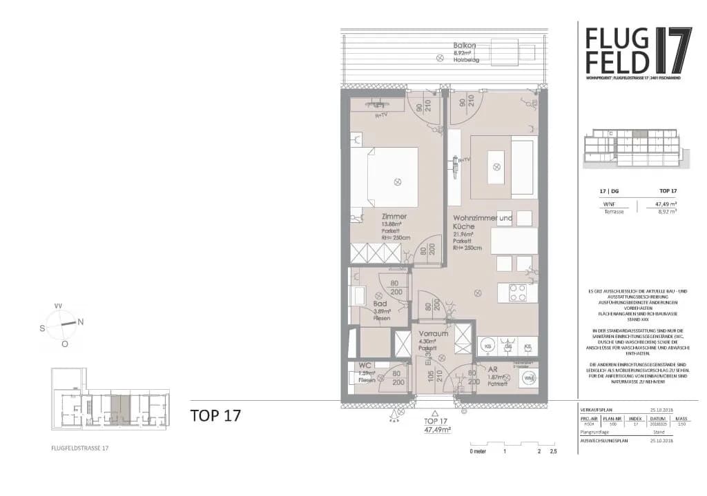 2-Zimmer-Wohnung kaufen in Bruck an der Leitha – 47,49 m², € 225.000 – Bild 13 von 13