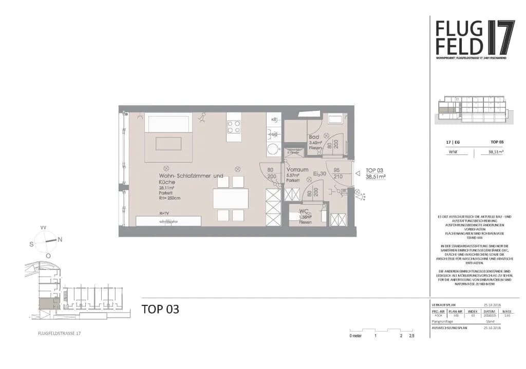 1-Zimmer-Wohnung kaufen in Bruck an der Leitha – 38,51 m², € 169.000 – Bild 9 von 9