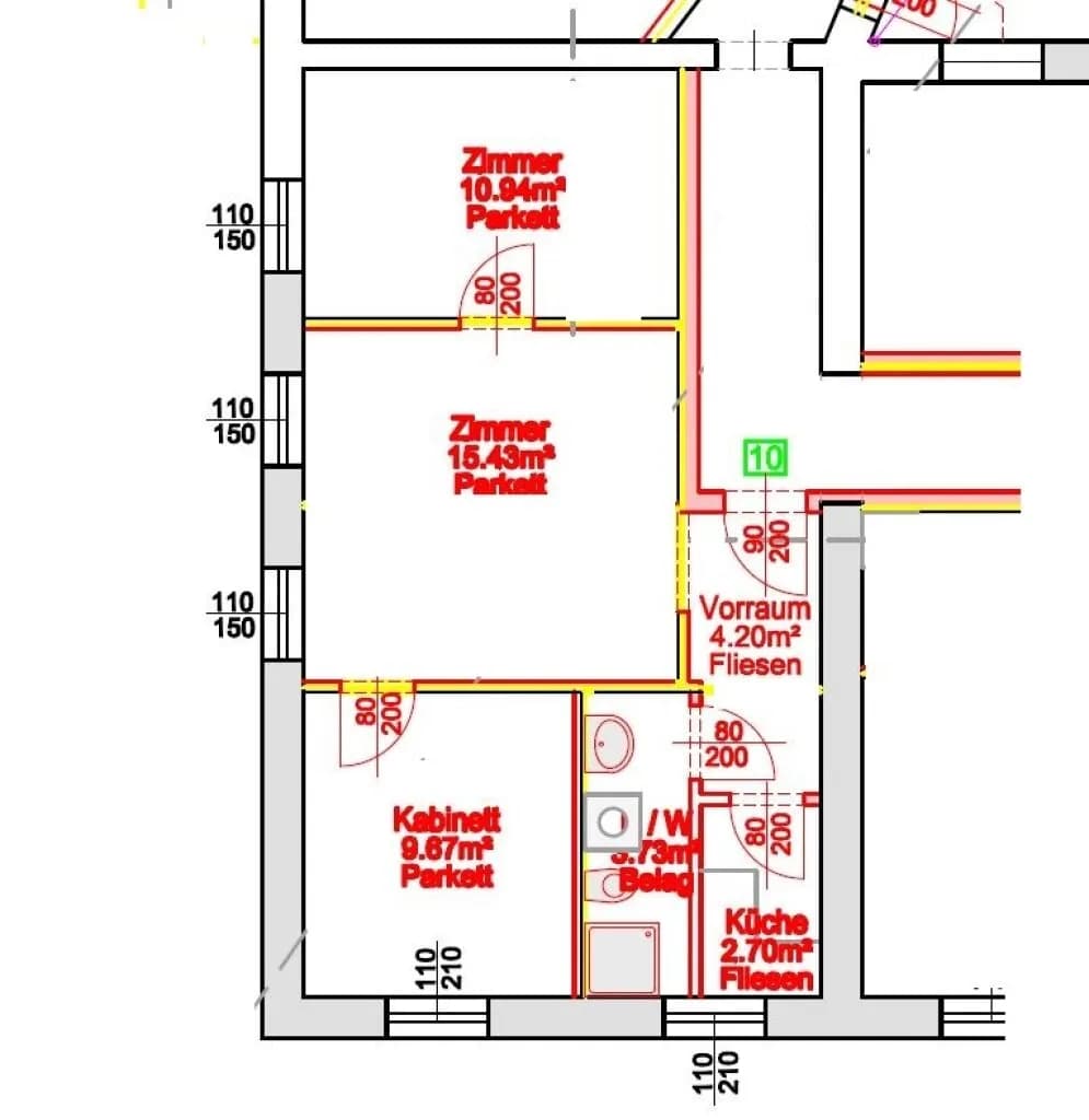 3-Zimmer-Wohnung kaufen in Korneuburg – 46,95 m², € 125.000 – Bild 12 von 12