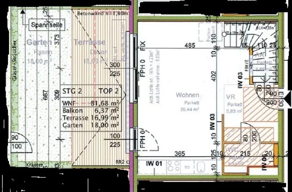 3-Zimmer-Wohnung mieten in Wien – 81,25 m², € 1.620 – Bild 18 von 19