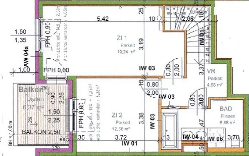 3-Zimmer-Wohnung mieten in Wien – 81,25 m², € 1.620 – Bild 19 von 19