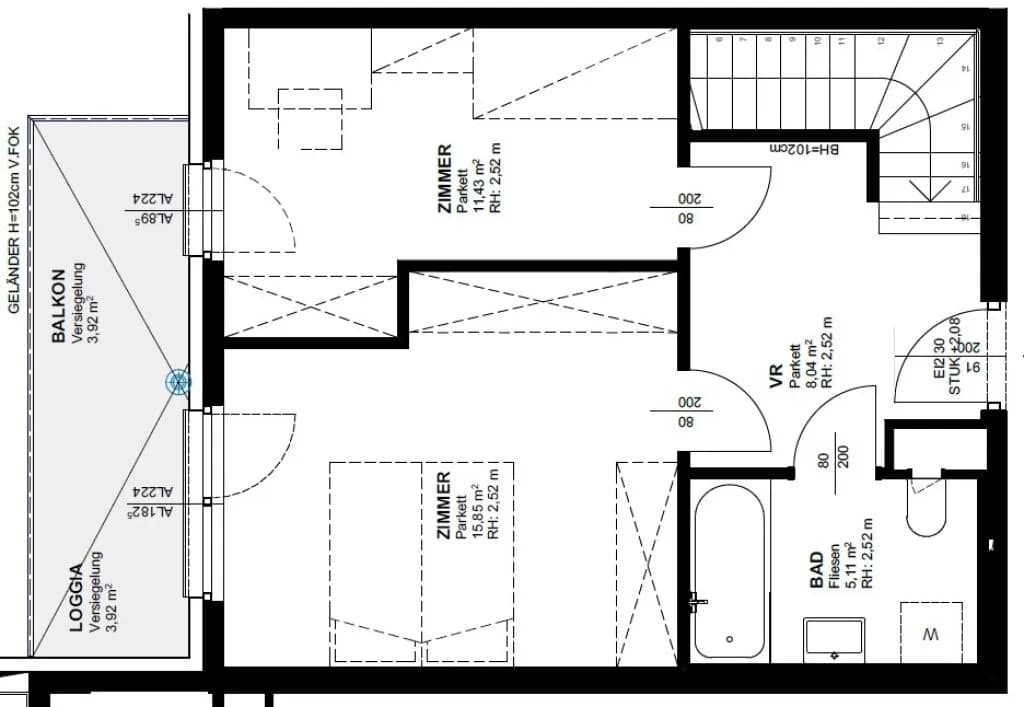 3-Zimmer-Wohnung mieten in Wien – 82,43 m², € 1.485 – Bild 20 von 20