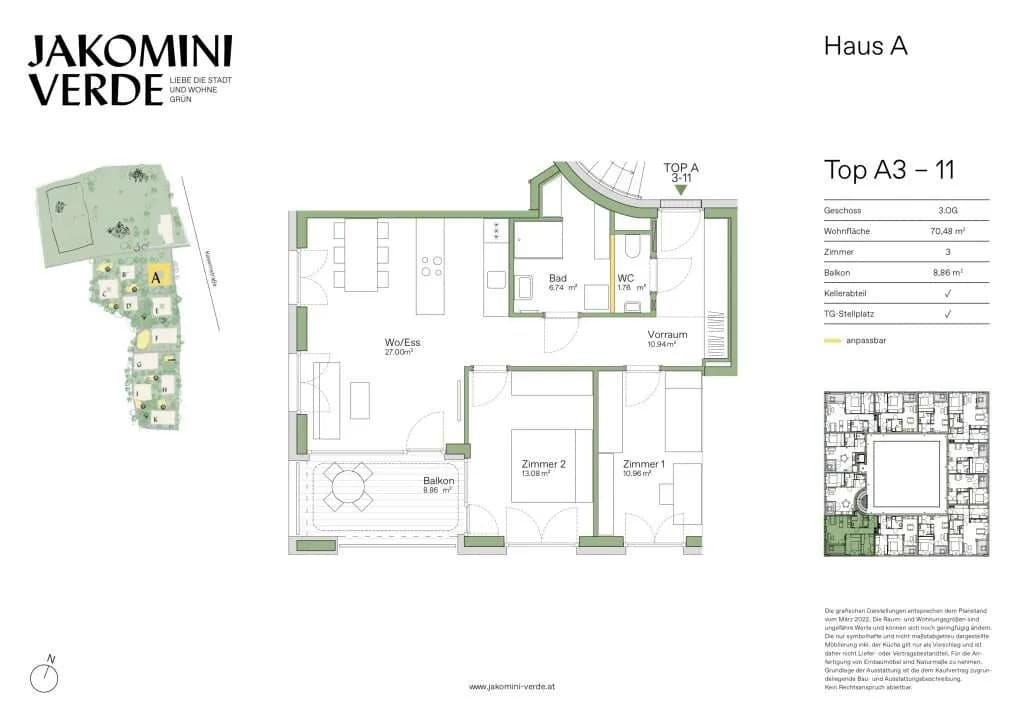 3-Zimmer-Wohnung kaufen in Graz – 70,48 m², € 346.000 – Bild 20 von 20