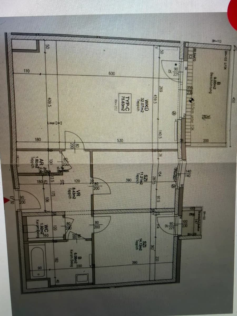 3-Zimmer-Wohnung mieten in Wien – 76 m², € 825