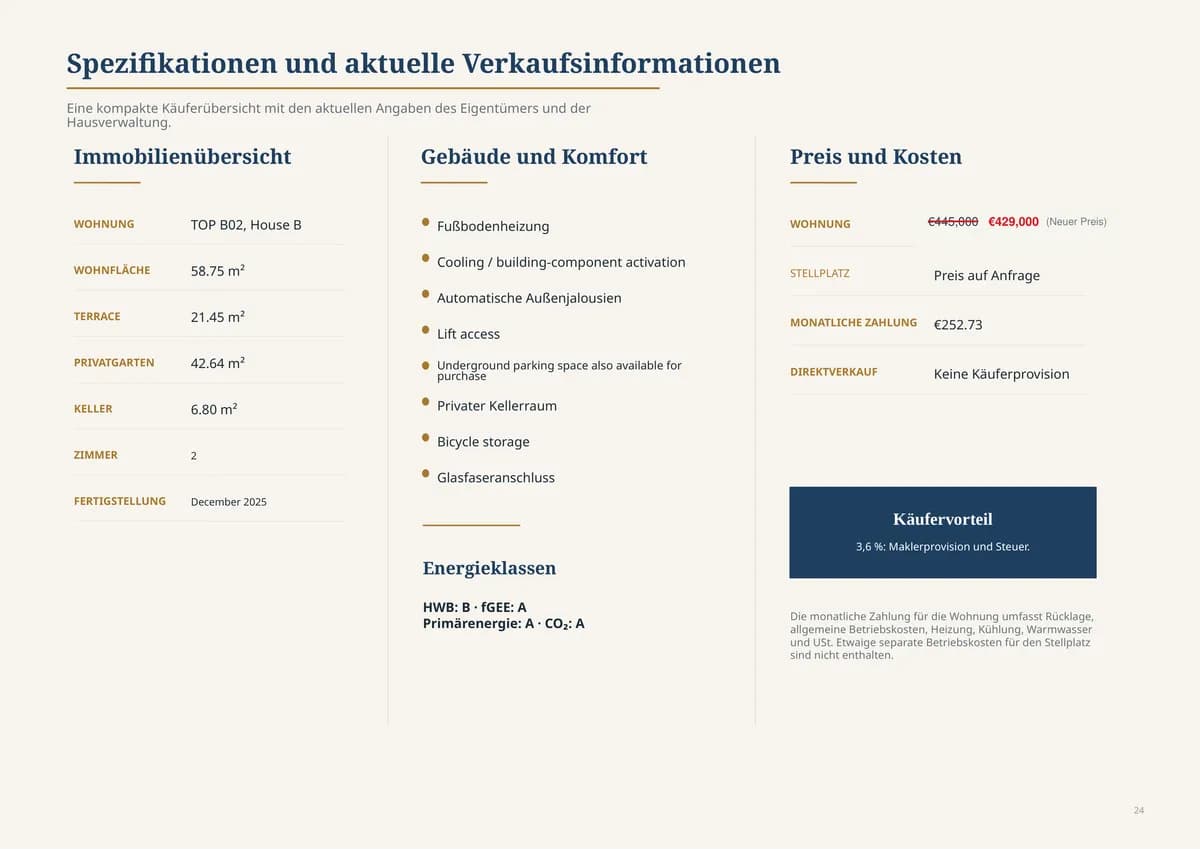 2-Zimmer-Wohnung kaufen in Klagenfurt – 59 m², € 429.000 – Bild 15 von 26