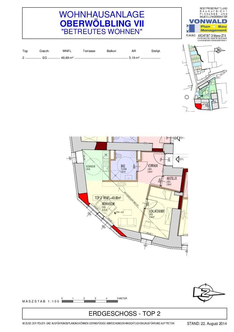 2-Zimmer-Wohnung mieten in Sankt Pölten Land – 51,22 m², € 759 – Bild 18 von 18