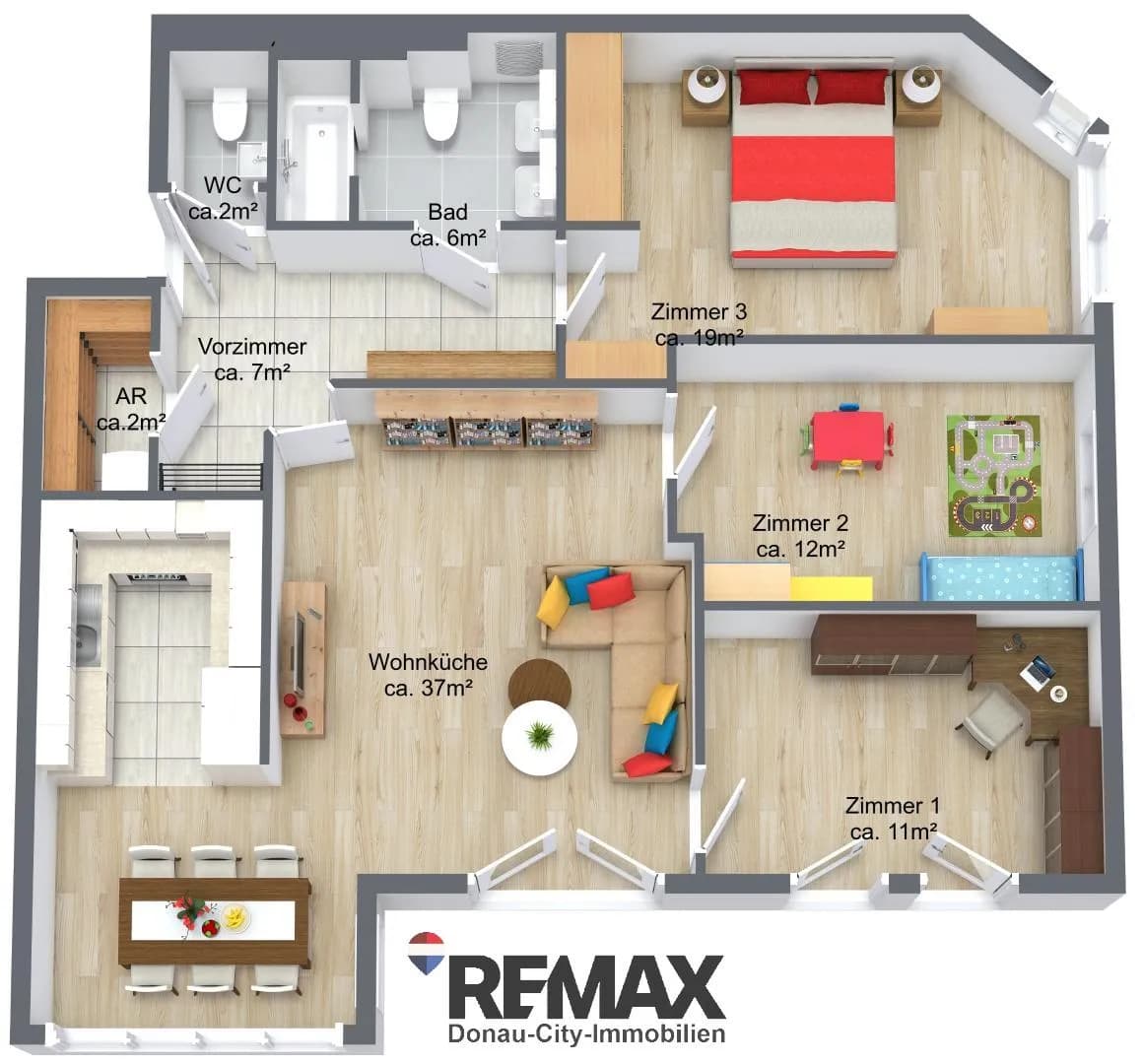 4-Zimmer-Wohnung kaufen in Wien – 98 m², € 490.000 – Bild 9 von 11