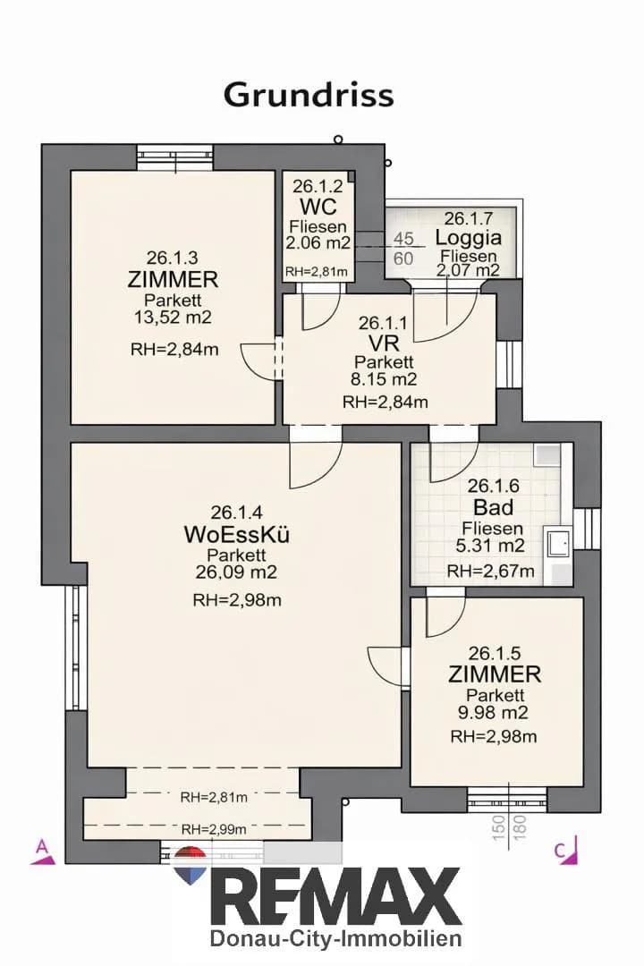 3-Zimmer-Wohnung kaufen in Krems an der Donau – 64 m², € 289.000 – Bild 10 von 12
