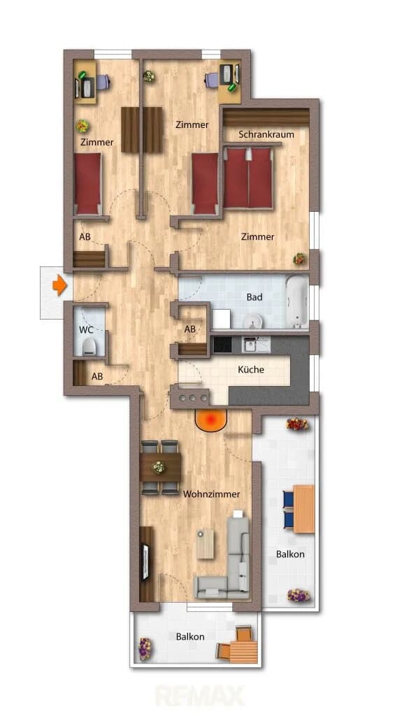 1-Zimmer-Wohnung kaufen in Hallein – 90 m², € 219.000 – Bild 19 von 19