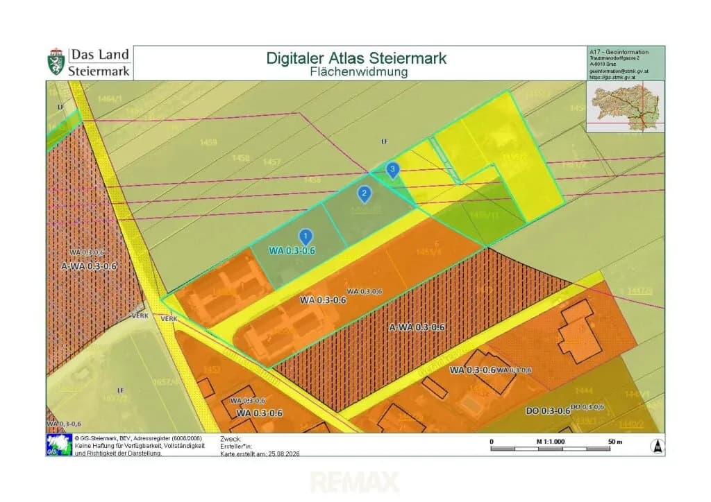 Grundstück kaufen in Leibnitz – 1 514 m², € 299.000 – Bild 3 von 4