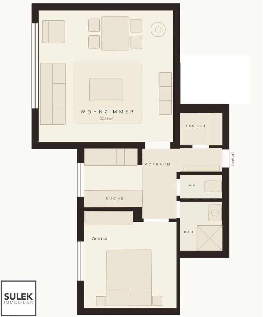 2-Zimmer-Wohnung kaufen in Wien – 49,32 m², € 195.000 – Bild 24 von 24