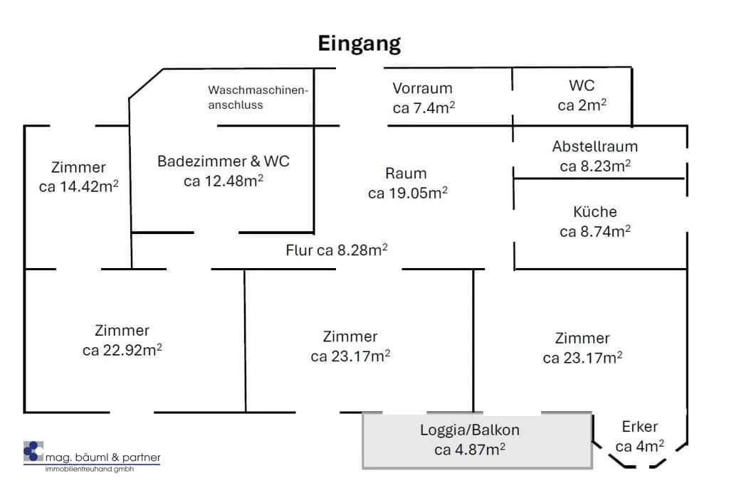 4-Zimmer-Wohnung mieten in Korneuburg – 152 m², € 1.590 – Bild 17 von 17