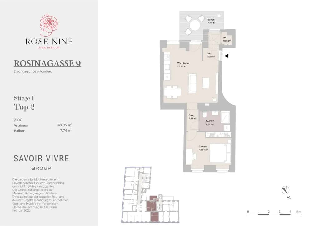 2-Zimmer-Wohnung kaufen in Wien – 48,94 m², € 369.000 – Bild 11 von 11