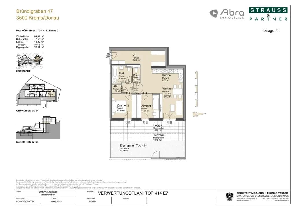 3-Zimmer-Wohnung mieten in Krems an der Donau – 103 m², € 1.499 – Bild 18 von 19