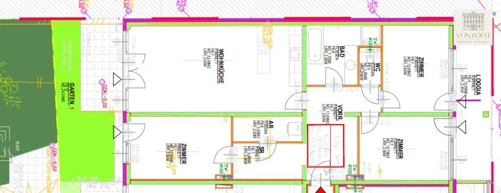 4-Zimmer-Wohnung kaufen in Baden – 115,55 m², € 475.000 – Bild 22 von 22