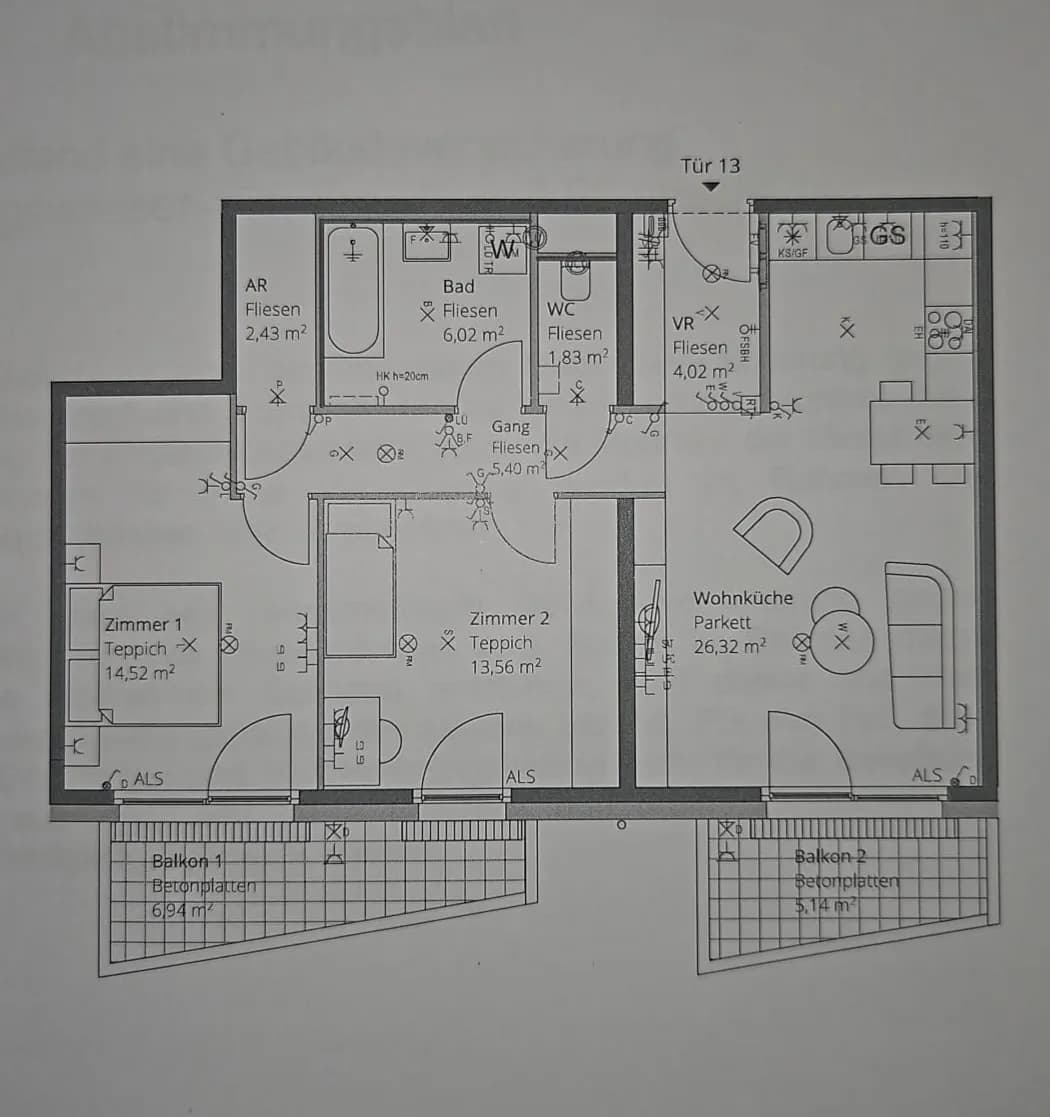 3-Zimmer-Wohnung mieten in Wien – 74 m², € 600 – Bild 14 von 14
