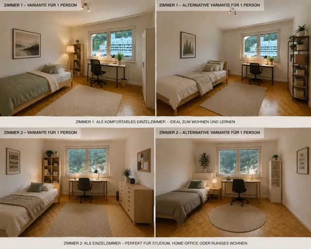 2-Zimmer-Wohnung mieten in Leoben – 55 m², € 800 – Bild 5 von 8