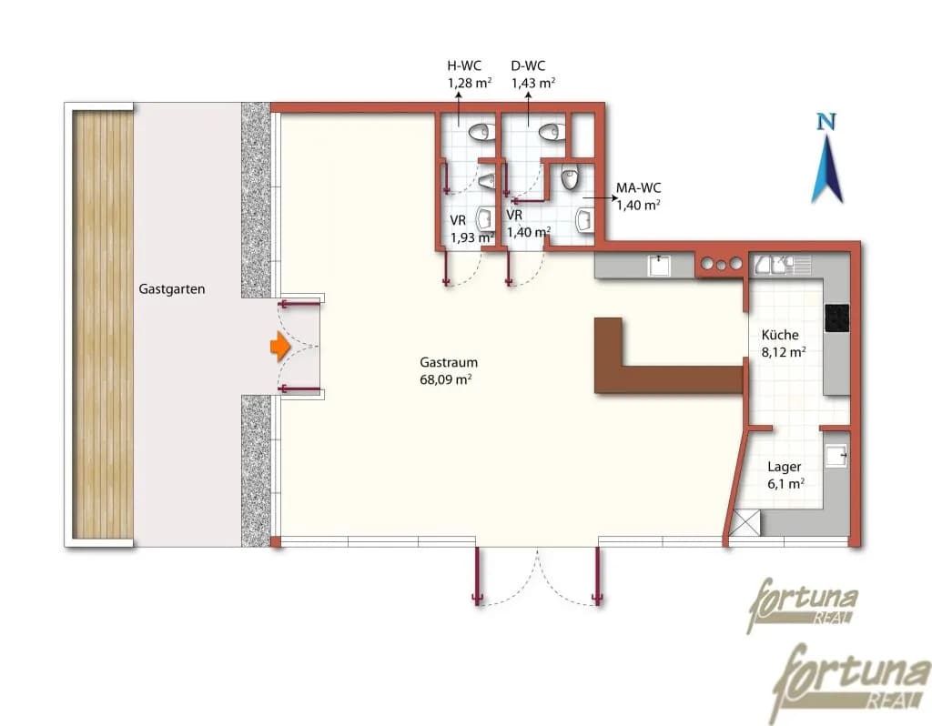 Gewerbeimmobilie kaufen in Wien – 90 m², € 299.000 – Bild 13 von 14