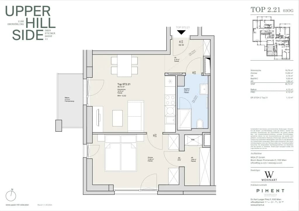 Wohnung kaufen in Wien – 46,72 m², € 470.000 – Bild 12 von 12