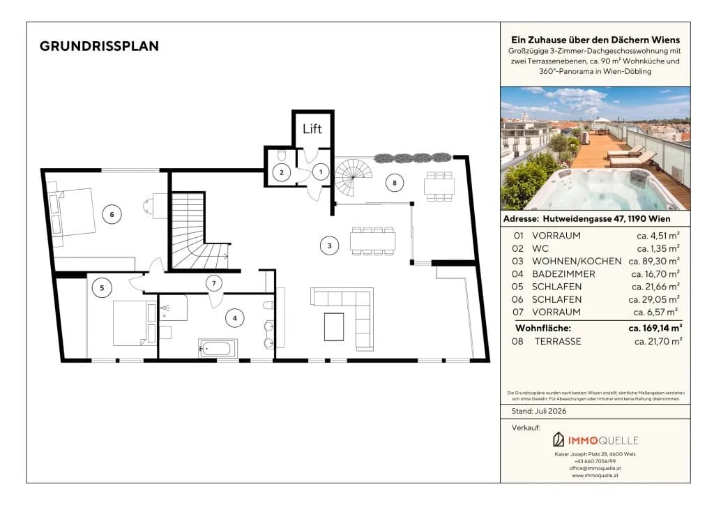 3-Zimmer-Wohnung kaufen in Wien – 169,14 m², € 1.249.000 – Bild 18 von 19