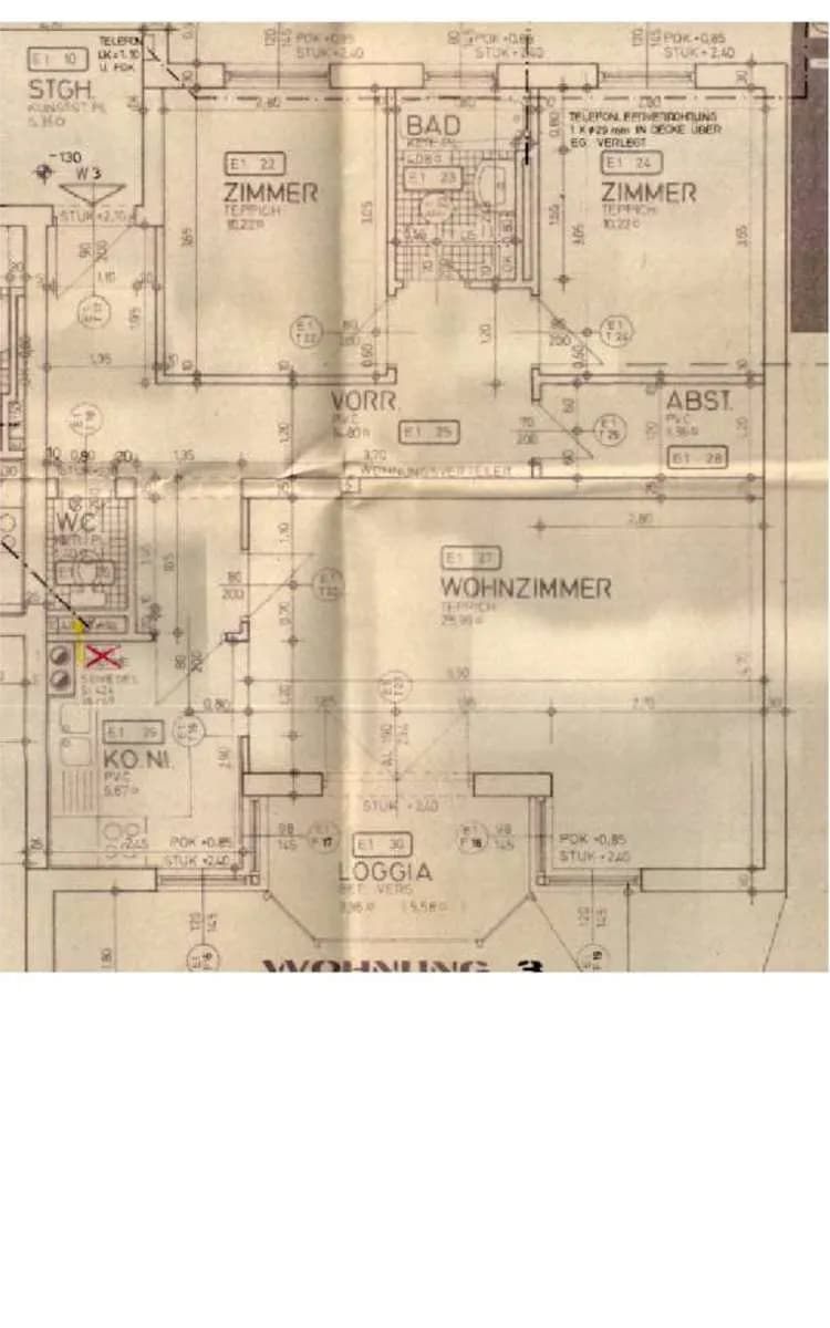 3-Zimmer-Wohnung mieten in Gmünd – 80,9 m², € 489 – Bild 2 von 2