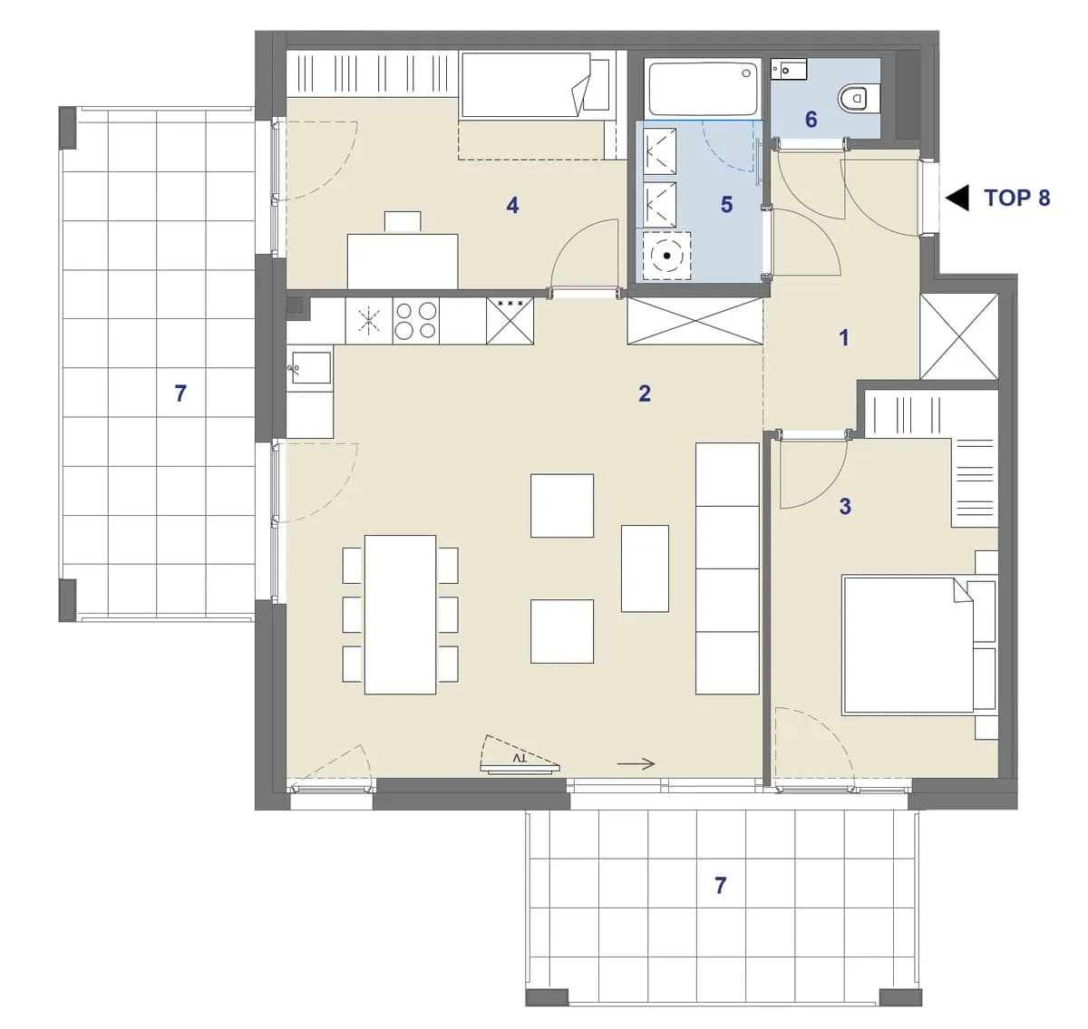 3-Zimmer-Wohnung kaufen in Wien – 77,37 m², € 779.000 – Bild 11 von 11