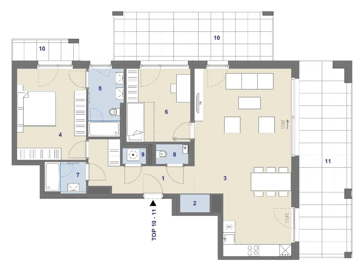 3-Zimmer-Wohnung kaufen in Wien – 92,22 m², € 1.019.000 – Bild 11 von 11
