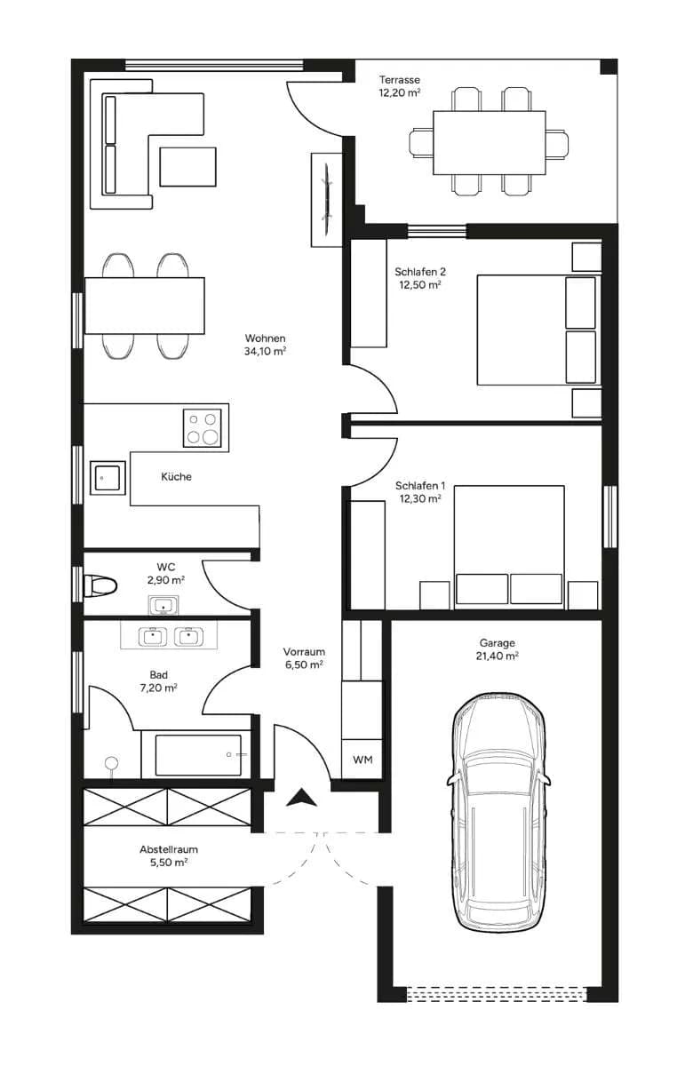 3-Zimmer-Haus kaufen in Oberpullendorf – 75,5 m², € 299.900 – Bild 17 von 17