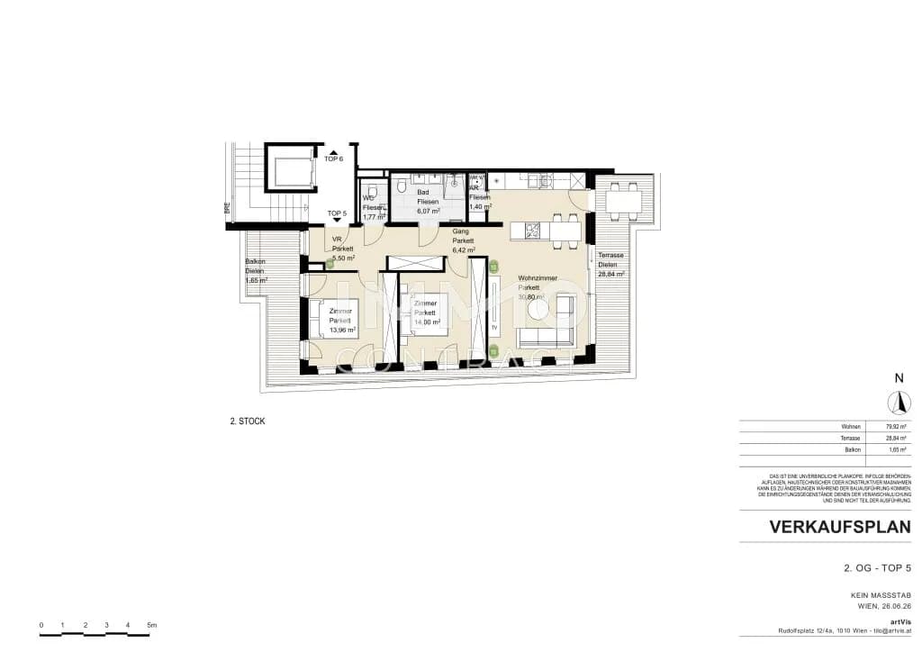 3-Zimmer-Wohnung kaufen in Wien – 79,92 m², € 1.300.000 – Bild 13 von 13