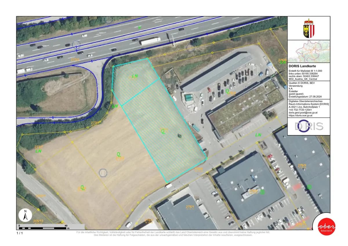 Immobilie kaufen in Wels – 4 125 m² – Bild 3 von 3