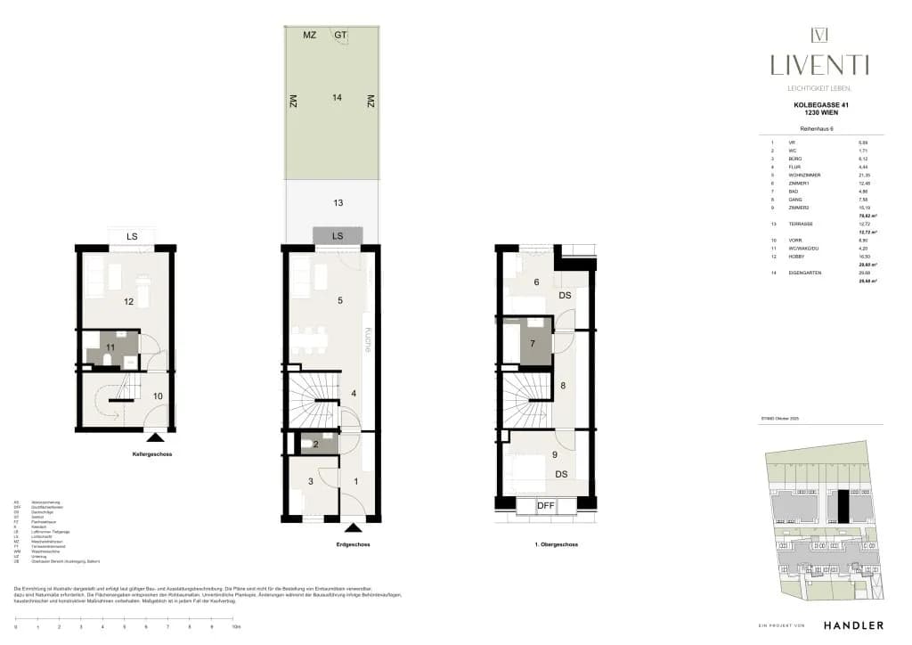 5-Zimmer-Haus kaufen in Wien – 93,37 m², € 579.000 – Bild 6 von 7