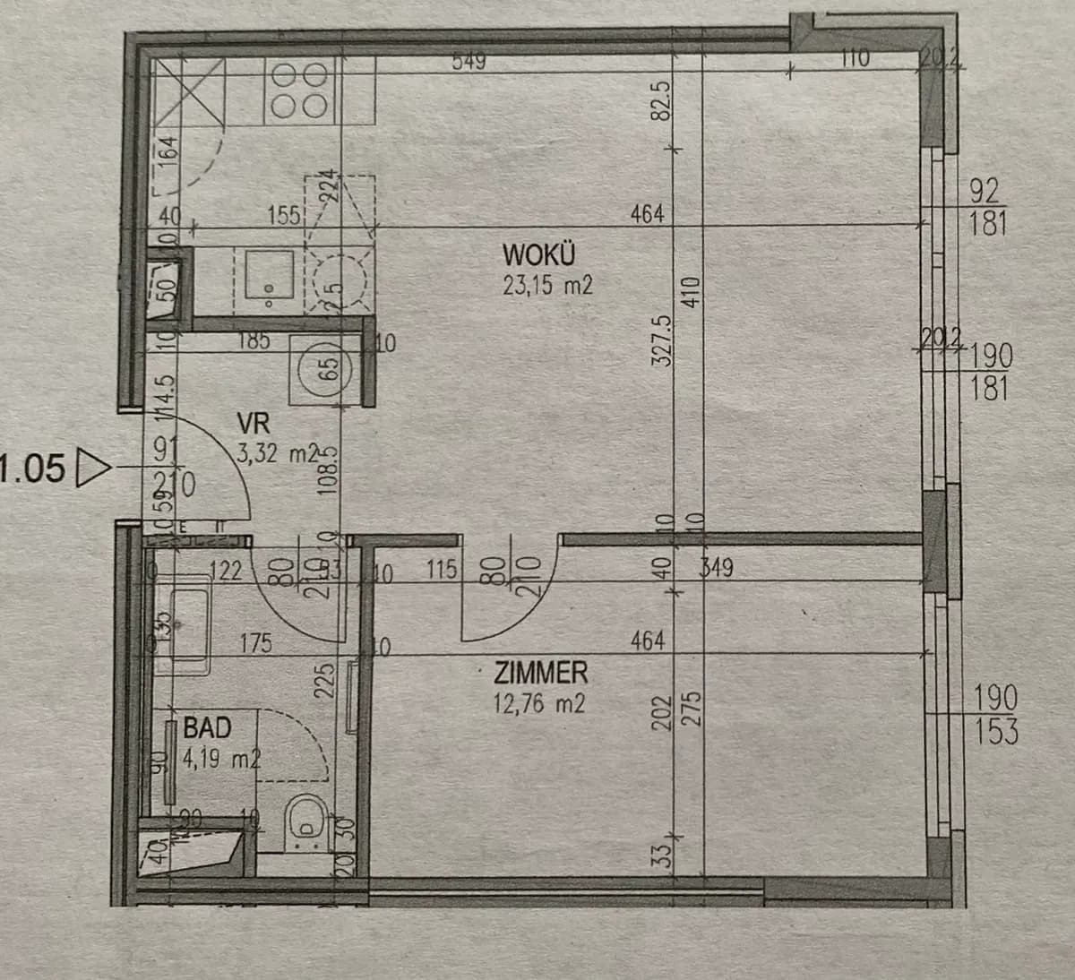 2-Zimmer-Wohnung mieten in Wien – 43 m², € 1.055 – Bild 10 von 10