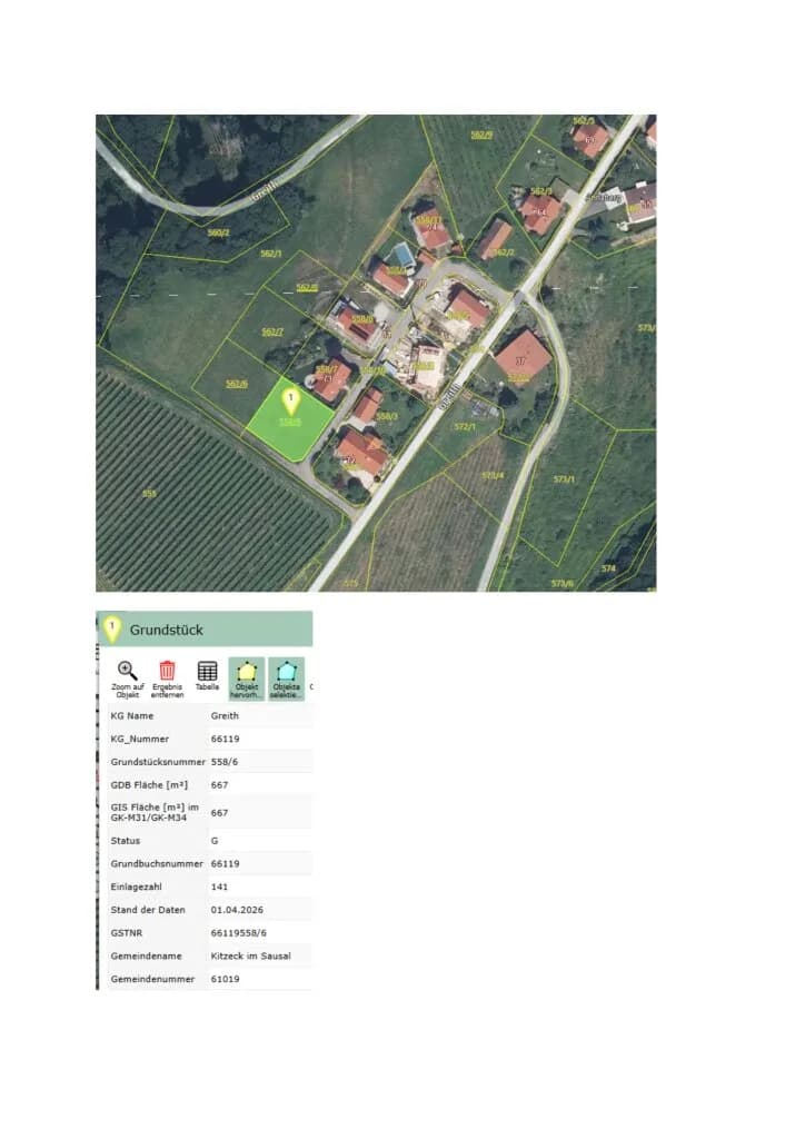 Grundstück kaufen in Leibnitz – 1 367 m², € 230.000 – Bild 2 von 6