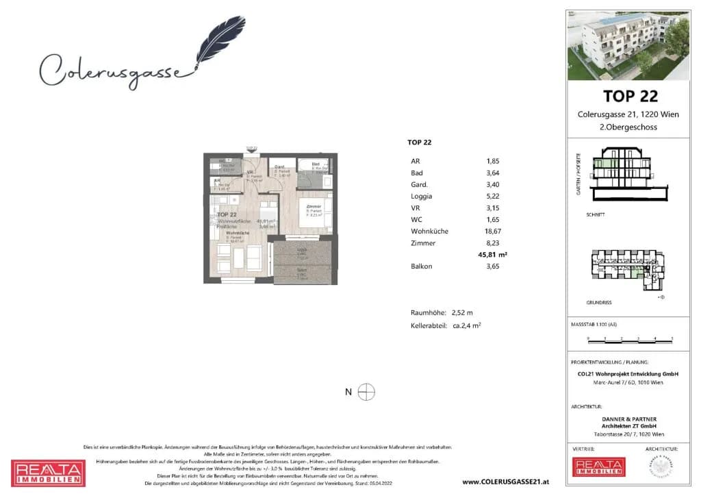 2-Zimmer-Wohnung kaufen in Wien – 40,6 m², € 245.000 – Bild 16 von 16