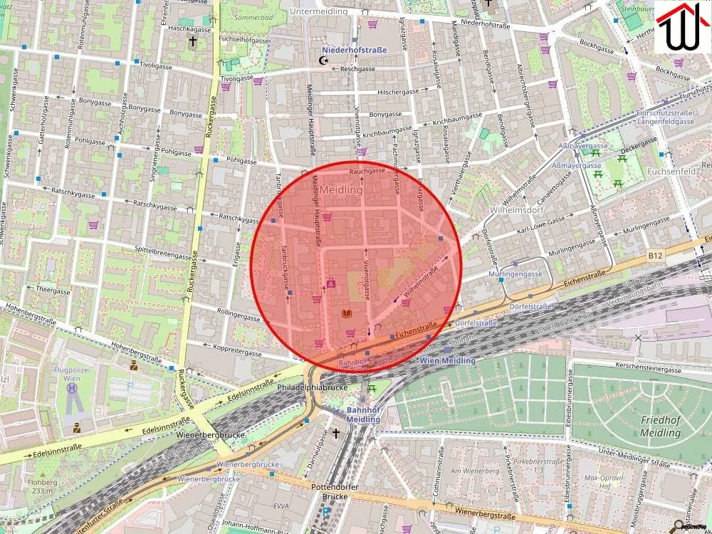 2-Zimmer-Wohnung mieten in Wien – 54 m², € 1.100 – Bild 9 von 9