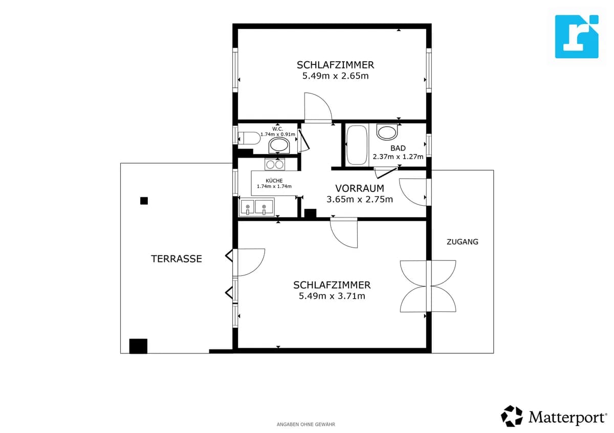 2-Zimmer-Wohnung kaufen in Neusiedl am See – 49,72 m², € 900.000 – Bild 8 von 9