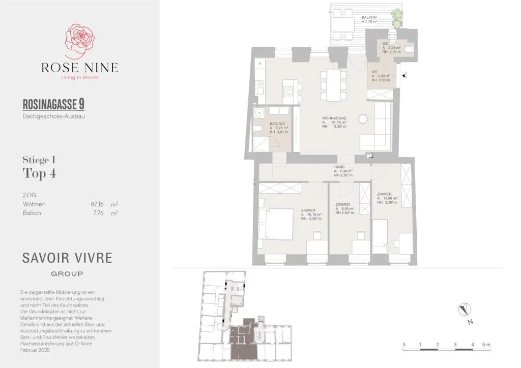 4-Zimmer-Wohnung kaufen in Wien – 87,16 m², € 599.000 – Bild 10 von 10