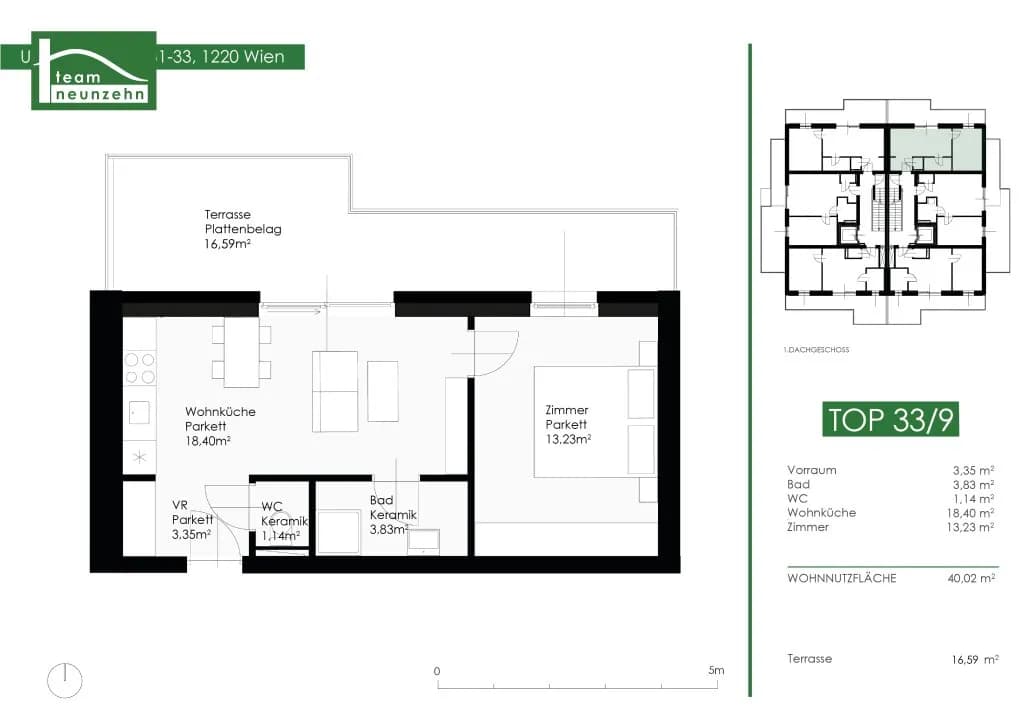 2-Zimmer-Wohnung kaufen in Wien – 40,02 m², € 242.900 – Bild 18 von 18