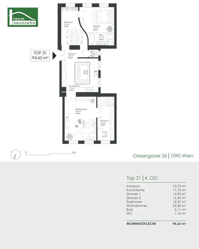 4-Zimmer-Wohnung kaufen in Wien – 94,65 m², € 829.000 – Bild 24 von 24