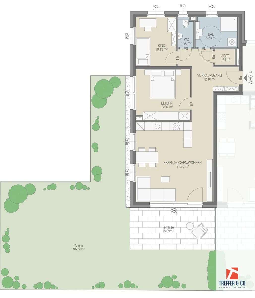 3-Zimmer-Wohnung kaufen in Kufstein – 77,8 m², € 499.000 – Bild 5 von 6