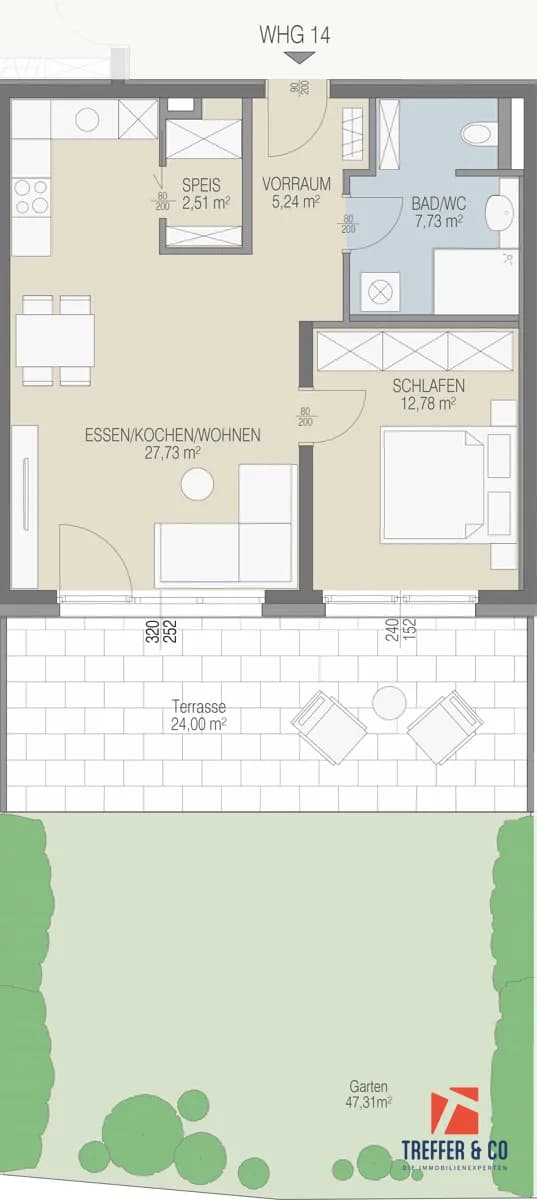 2-Zimmer-Wohnung kaufen in Kufstein – 56,46 m², € 369.000 – Bild 5 von 6